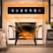 Edendirect 23.46'' Freestanding Electric Fireplace Heater, Adjustable Brightness and Heating Mode, Black S230B-BLACK - alternate 6